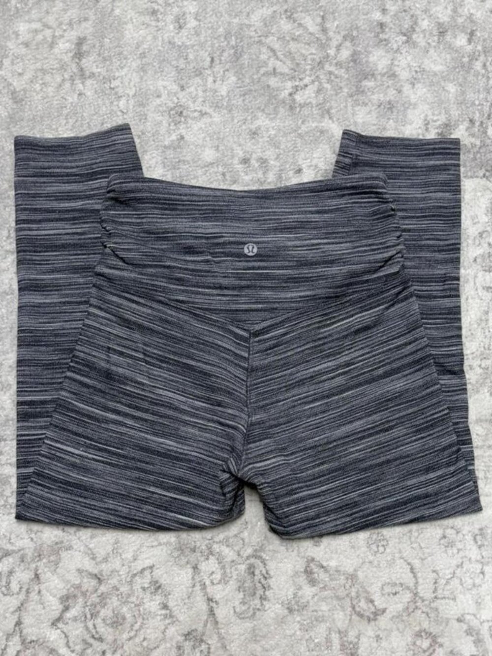 Lululemon grey leggings crossover waistband